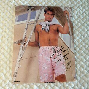 Vintage 1987 Chippendales "Jim Catch" Autograph